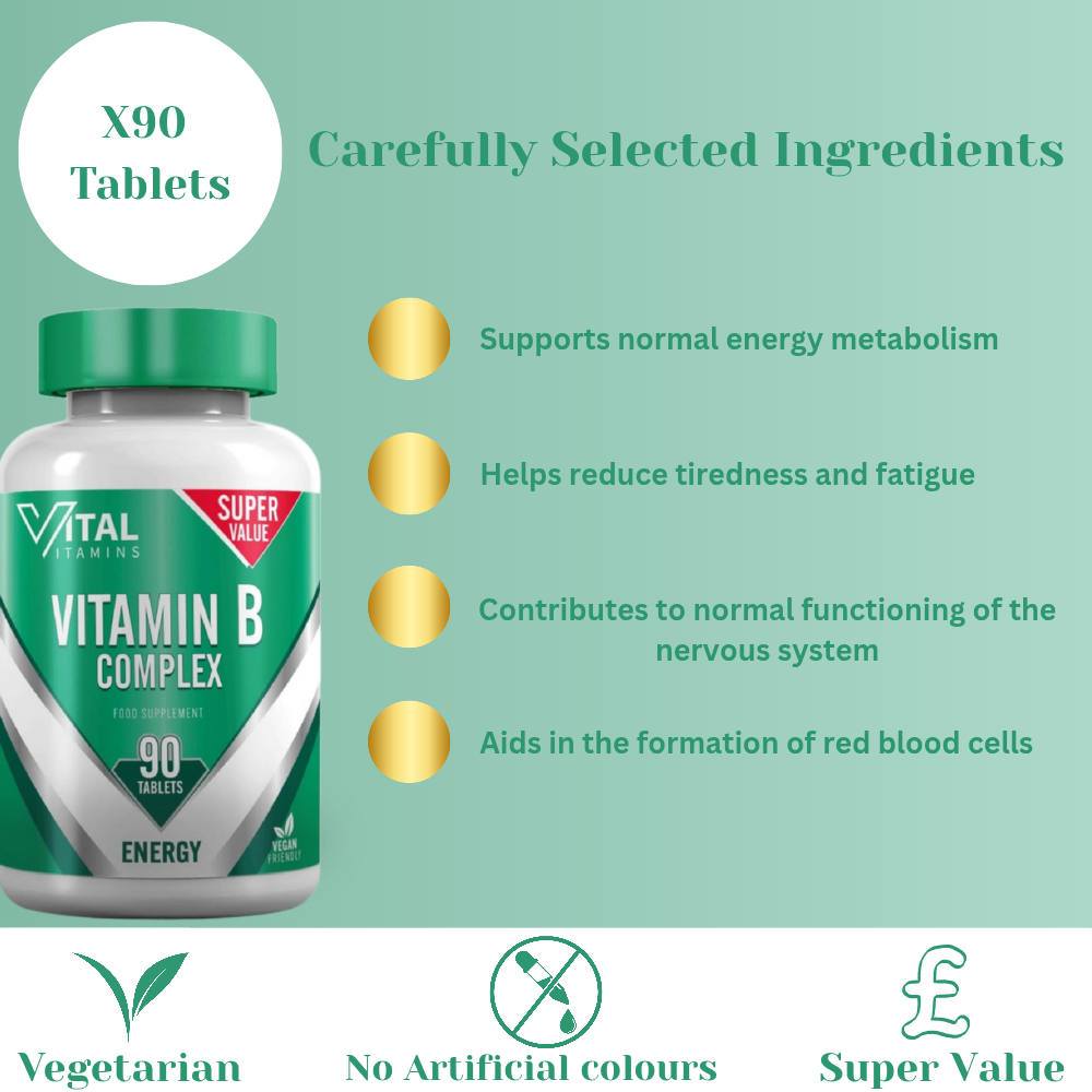 Vitamin B Complex | 90 Tablets