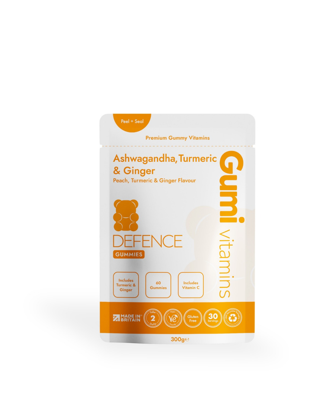 Ashwagandha, Turmeric & Ginger | 60 Gummies