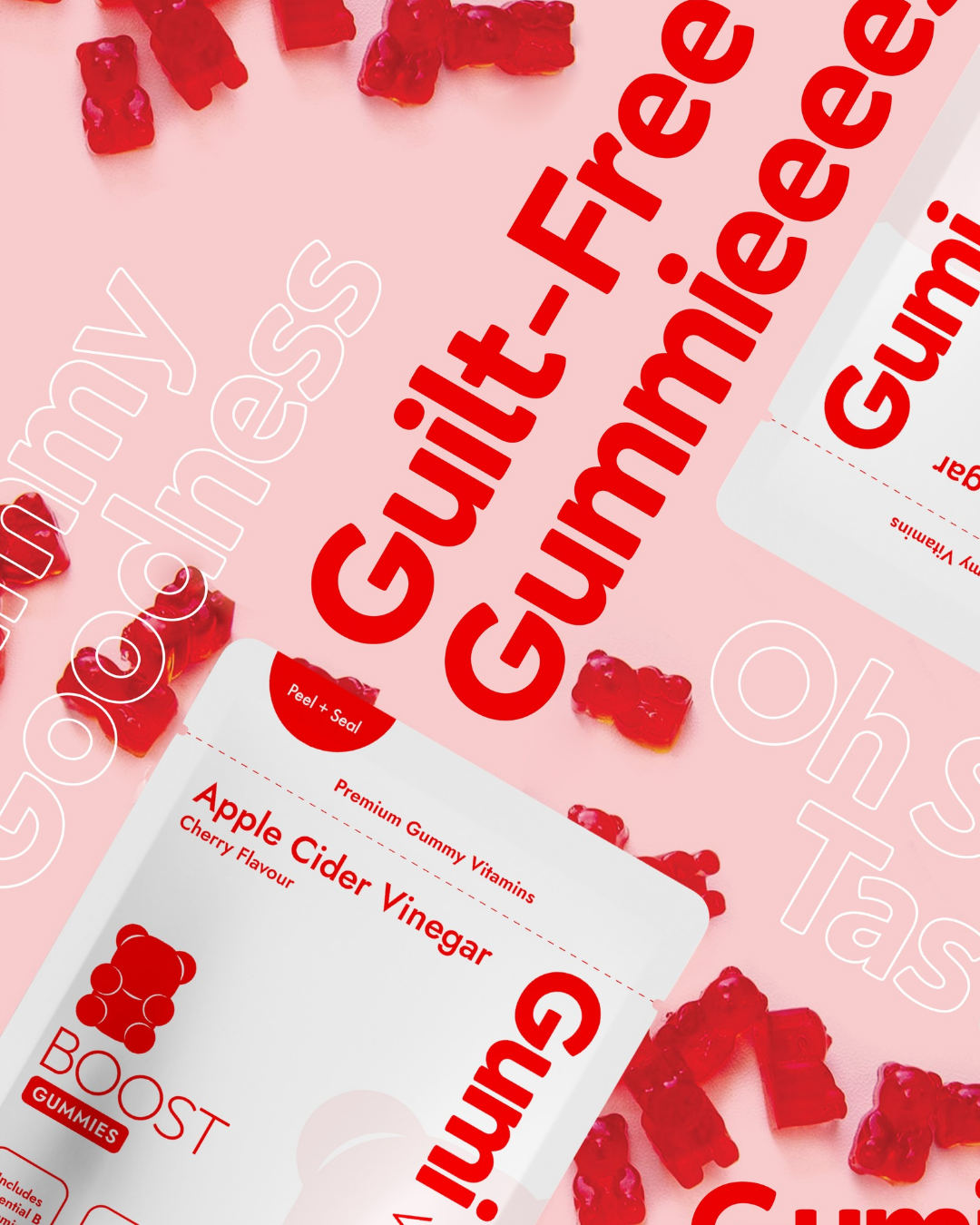 Apple Cider Vinegar Gummies – 30 Vegan Gummies