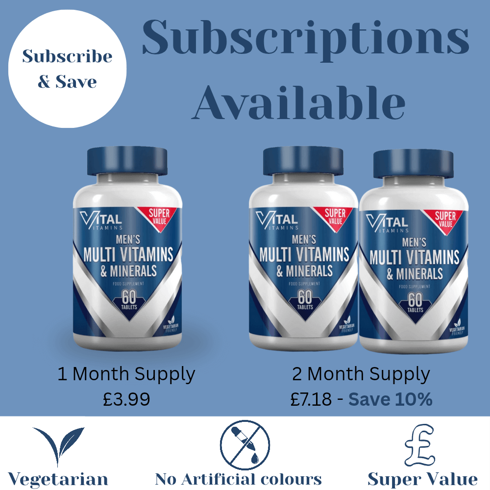 Men's Multi Vitamins & Minerals | 60 Tablets